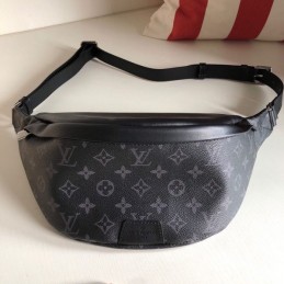 Replica Louis Vuitton Black Monogram Eclipse Discovery Bumbag
