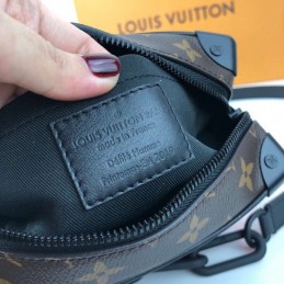 Replica Louis Vuitton Brown Monogram Orange Chain Mini Soft Trunk