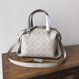 Replica Louis Vuitton White Mahina Asteria Bag