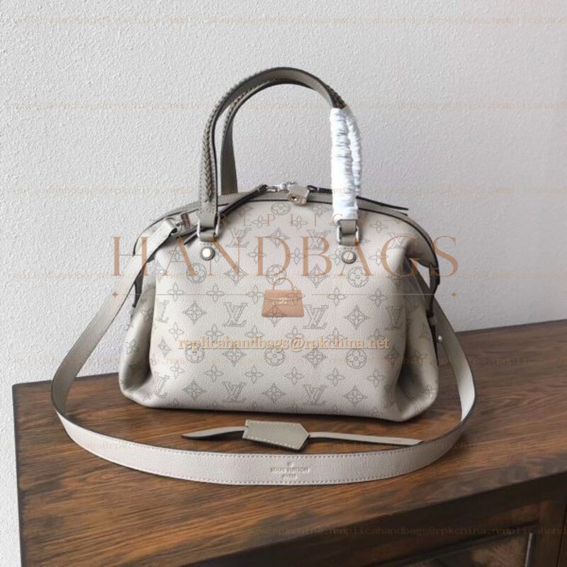 Replica Louis Vuitton White Mahina Asteria Bag