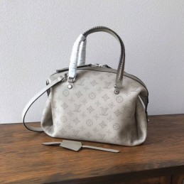 Replica Louis Vuitton White Mahina Asteria Bag