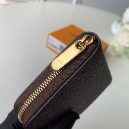 Replica Louis Vuitton Brown Monogram Heart Patch Zippy Coin Purse