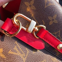 Replica Louis Vuitton Brown Monogram Red Patch Neo Noe MM