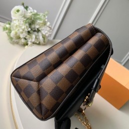 Replica Louis Vuitton Brown Damier Ebene Black Vavin PM