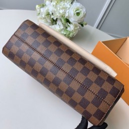 Replica Louis Vuitton Brown Damier Ebene Beige Vavin PM