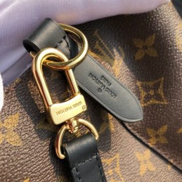 Replica Louis Vuitton Brown Monogram Black Patch Neo Noe MM