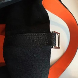 Replica Hermes Black Orange Picotin Lock 13 Bag