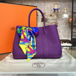 Replica Hermes Purple Garden Party 30 Bag