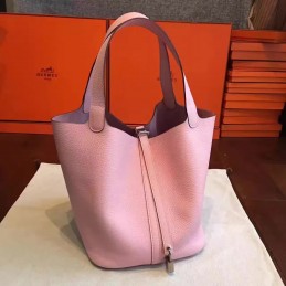 Replica Hermes Pink Picotin Lock 22 Bag