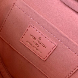 Replica Louis Vuitton Pale Pink Floral New Wave Heart Bag