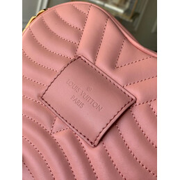 Replica Louis Vuitton Pale Pink Floral New Wave Heart Bag
