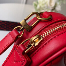 Replica Louis Vuitton Red Floral New Wave Heart Bag