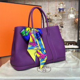 Replica Hermes Purple Garden Party 30 Bag