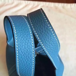 Replica Hermes Blue Picotin Lock 13 Smooth Leather Bag