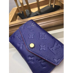 Replica Louis Vuitton Purple Embossed Monogram Chain Key Pouch