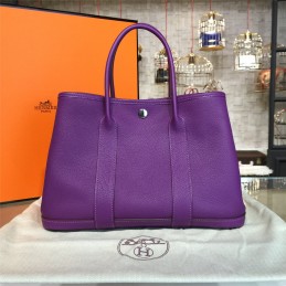 Replica Hermes Purple Garden Party 30 Bag