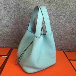 Replica Hermes Mint Green Picotin Lock 13 Bag