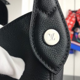 Replica Louis Vuitton Black Lockme Hobo