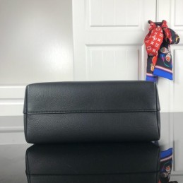Replica Louis Vuitton Black Lockme Hobo