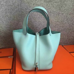 Replica Hermes Mint Green Picotin Lock 13 Bag