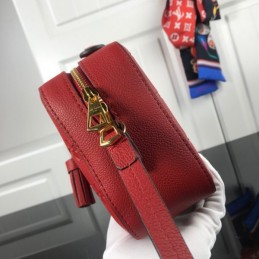 Replica Louis Vuitton Red Embossed Monogram Saintonge