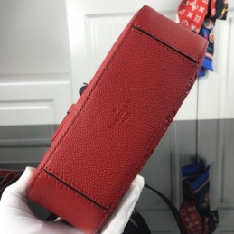 Replica Louis Vuitton Red Embossed Monogram Saintonge