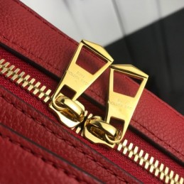 Replica Louis Vuitton Red Embossed Monogram Saintonge