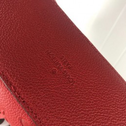 Replica Louis Vuitton Red Embossed Monogram Saintonge