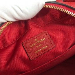 Replica Louis Vuitton Red Embossed Monogram Saintonge