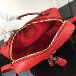 Replica Louis Vuitton Red Embossed Monogram Saintonge