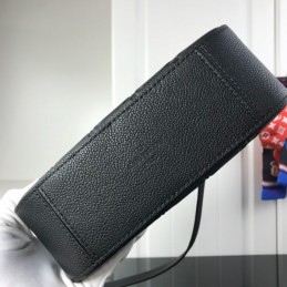Replica Louis Vuitton Black Embossed Monogram Saintonge