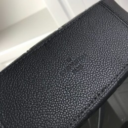 Replica Louis Vuitton Black Embossed Monogram Saintonge