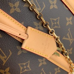 Replica Louis Vuitton Brown Monogram Round Valisette PM
