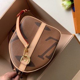 Replica Louis Vuitton Brown Giant Monogram Pale Pink Trim Speedy 30