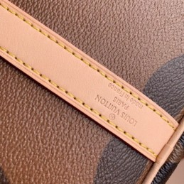 Replica Louis Vuitton Brown Giant Monogram Pale Pink Trim Speedy 30