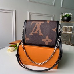 Replica Louis Vuitton Brown Reverse Monogram Dauphine
