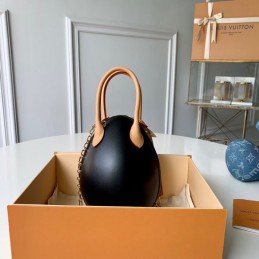 Replica Louis Vuitton Brown Monogram LV Egg Souple PM