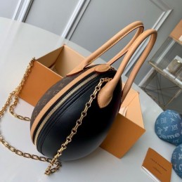 Replica Louis Vuitton Brown Monogram LV Egg Souple PM