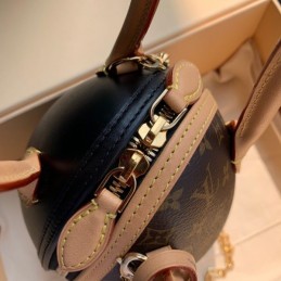 Replica Louis Vuitton Brown Monogram LV Egg Souple PM