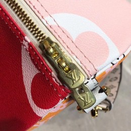 Replica Louis Vuitton Pale Pink Giant Monogram Speedy 30