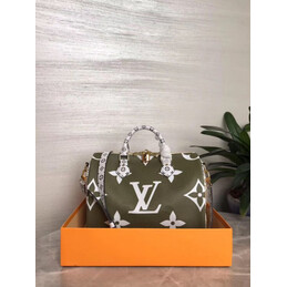Replica Louis Vuitton Giant Monogram Khaki Speedy 30