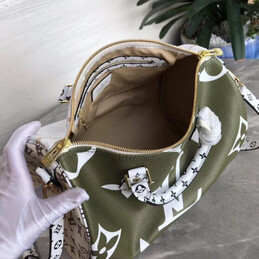 Replica Louis Vuitton Giant Monogram Khaki Speedy 30