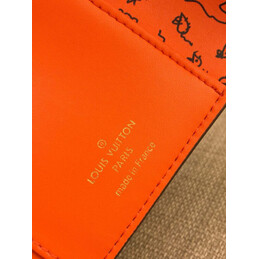 Replica Louis Vuitton Black Red Monogram Character Twist Compact Wallet