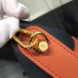 Replica Louis Vuitton Black Brown Duffle Bag