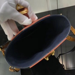 Replica Louis Vuitton Black Brown Duffle Bag