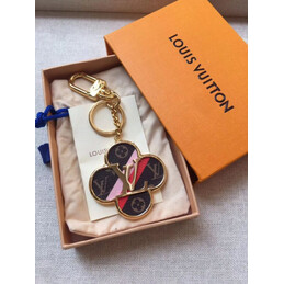 Replica Louis Vuitton Multicolor Monogram Round Key Holder Charm