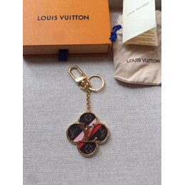 Replica Louis Vuitton Multicolor Monogram Round Key Holder Charm