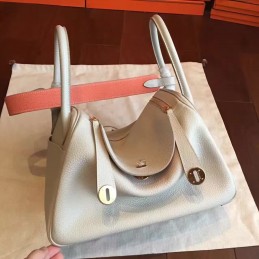Replica Hermes White Lindy 30 Bag