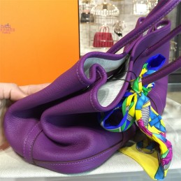 Replica Hermes Purple Garden Party 30 Bag