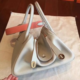 Replica Hermes White Lindy 30 Bag